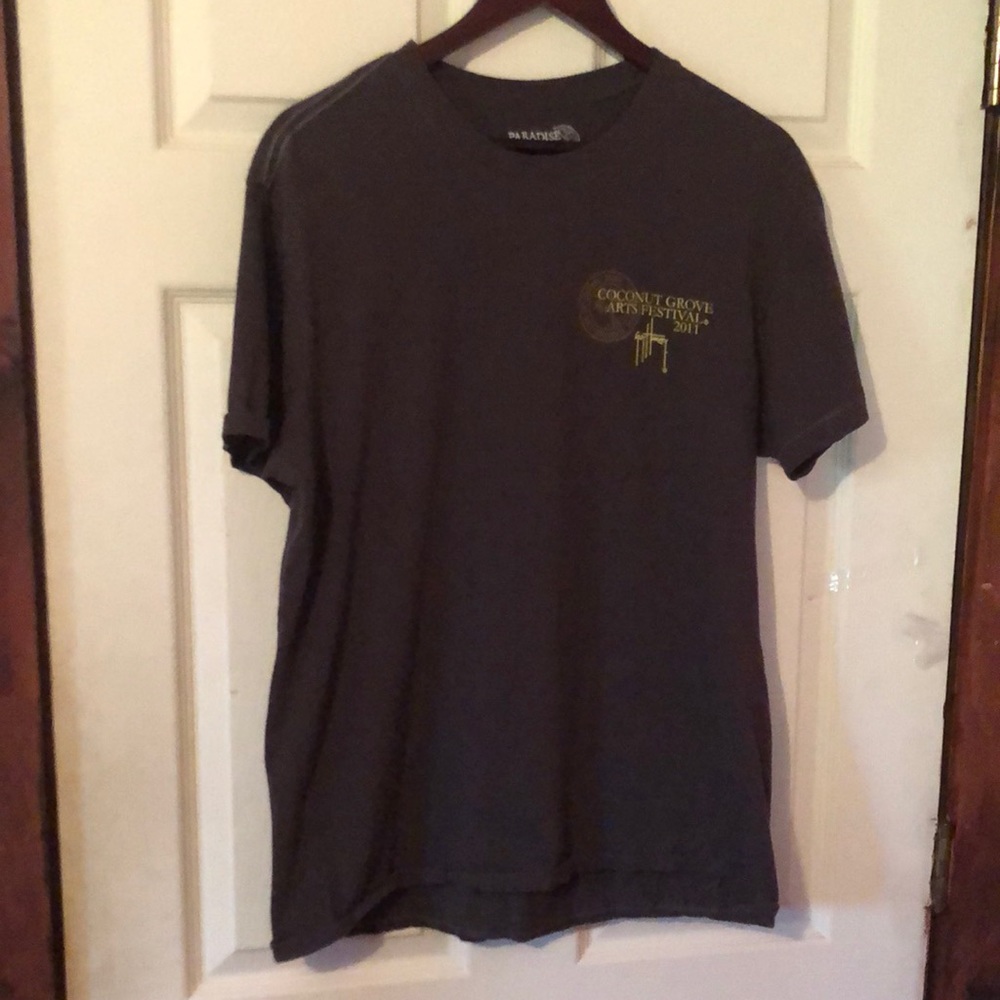 Coconut Grove 2011 Arts Festival Gray T-Shirt Mens Large L